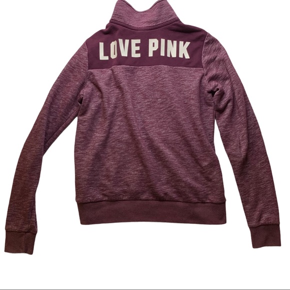 Victoria Secret Pink Maroon Pullover Size Small - Picture 10 of 16